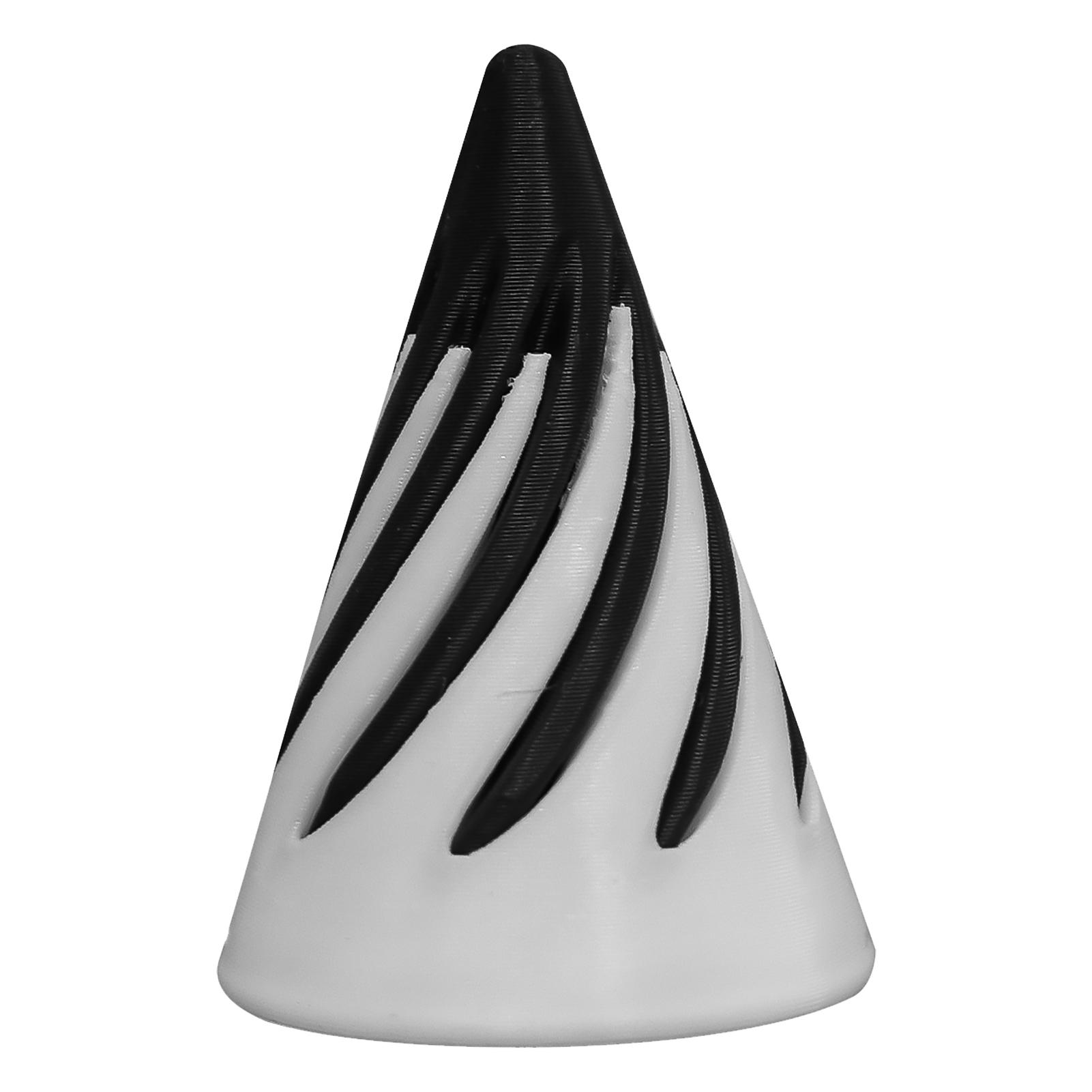 

Impossible Cone Stress Relaxing Anxiety Relief Desktop Decoration 3D Printed Pyramid Passthrough белый/чёрный