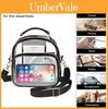 Street Style Pvc Crossbody Bag With Zipper Closure And Mobile Pocket For Women