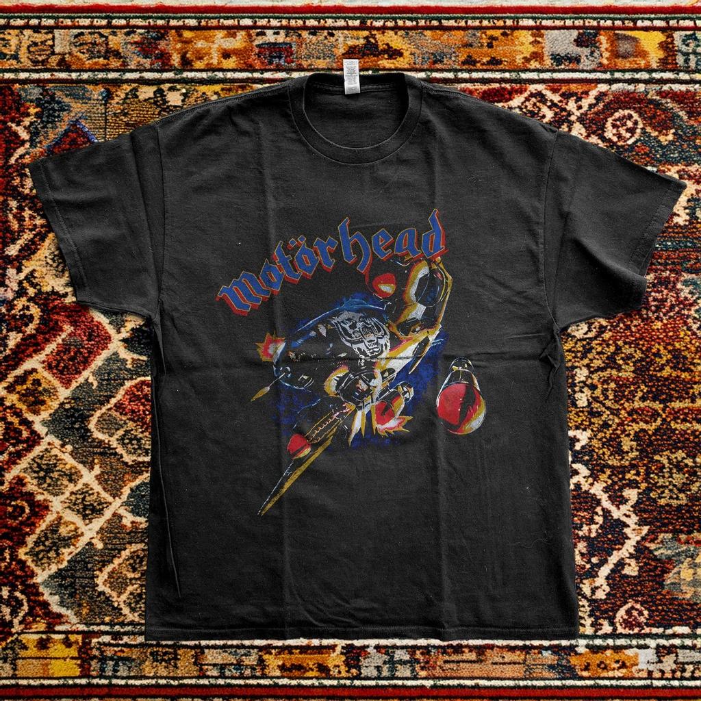 Motorhead Bomber Album Cover Basic Style Unisex T-Shirt Size S-