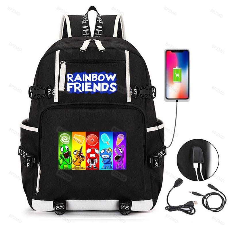 

Рюкзак для косплея в стиле аниме для мальчиков и девочек, школьный рюкзак, сумка на плечо, подростковый дорожный рюкзак с зарядкой через USB