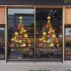 "2025 Festive Window Stickers: Christmas Tree & Holiday Designs for Homes & Shops"