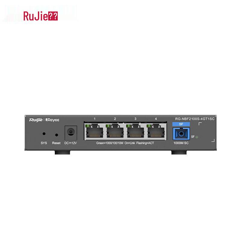 Ruijie RG-NBF2100S-4GT1SC 4-Port Gigabit Optical Access Switch