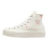 Converse Chuck Taylor All Star Lift Platform High Y2K Heart Sneakers da donna Crema Egret Fever-Dream A09114C