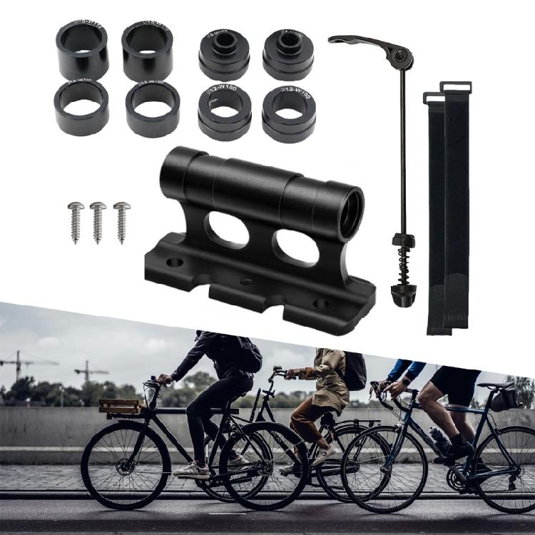 Bicycles Front Fork Mount Thru Axles Carriers Bike Fork Rack Aluminum Alloy Road Bike Roof Bracket Cycling Accessories