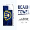 Milwaukee Brewers Logo Print Beach Towel, Large Soft Quick Dry Towel for Beach Camping Swimming