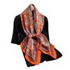 High-quality Luxurious Silk Scarves Headband Scarfs Neck Scarf For Women Chain Silk Scarf Women's Decorative Shawl