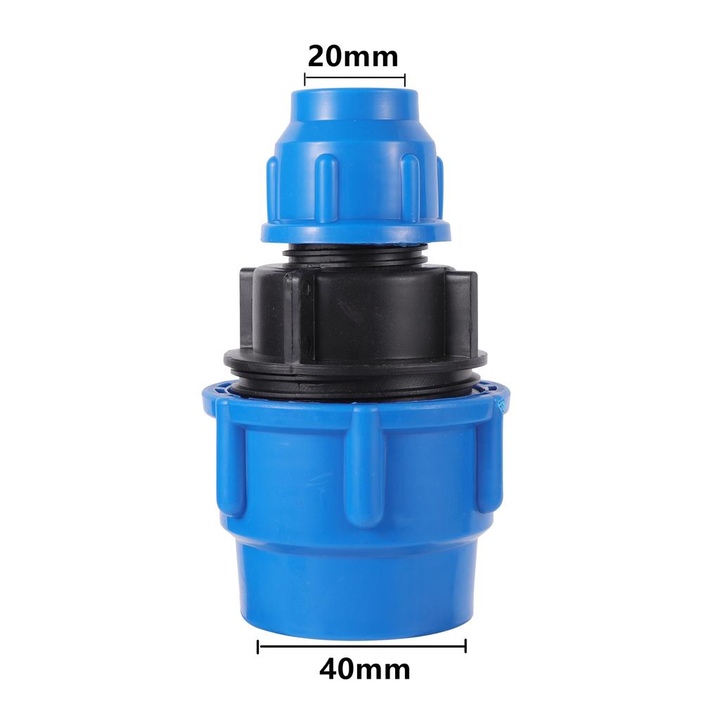 20/25/32/40/50mm PVC PE Tube Tap Water Splitter Quick Reducing Connector Garden Agriculture Irrigation Water Pipe Fittings 1Pc