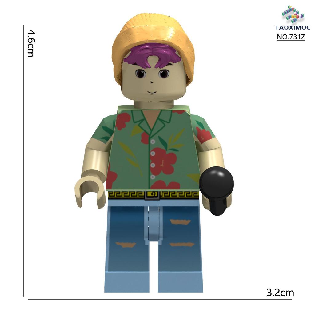 New Kpop Demon Hunters Building Blocks - Rumi Assembly Model Doll, Mini Action Figure Toy for Kids & Collection