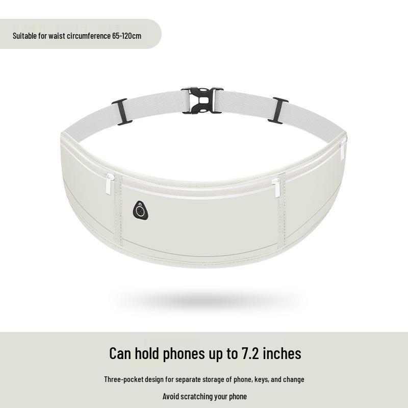 Non-Bouncing Running Waist Bag: Lightweight, Large Capacity, Unisex Fitness Phone Holder
