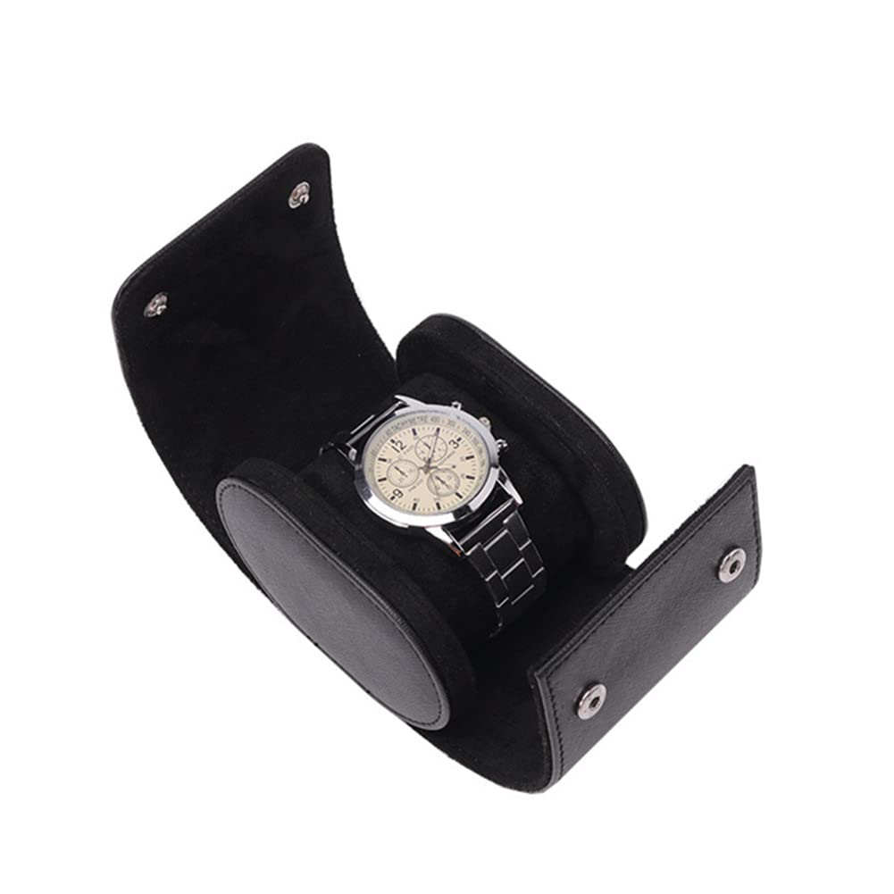 Watch Storage Leather Watch Roll Travel Case Storage Protective Cover Organizer Case Accessories Box,