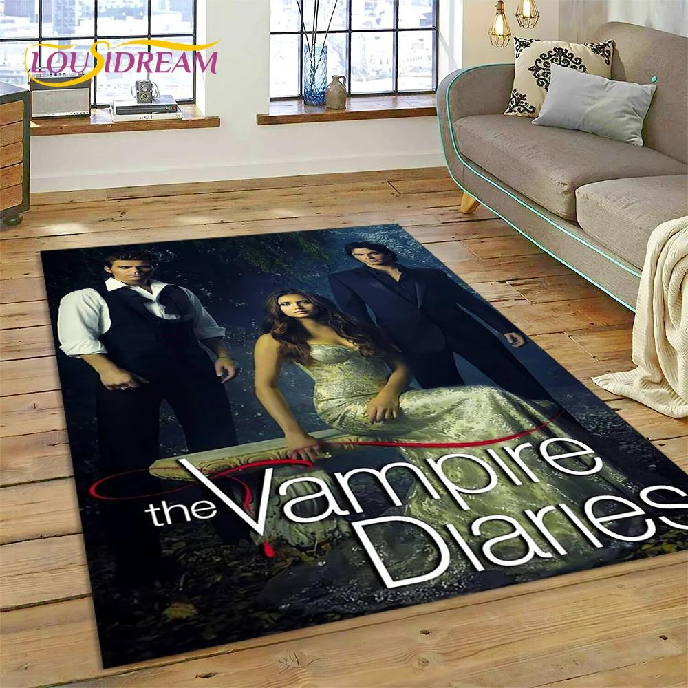 The Vampire Diaries Damon Salvatore Carpet Rug for Bedroom Living Room Home Sofa Decoration,Children Game Large Decor Floor Mat