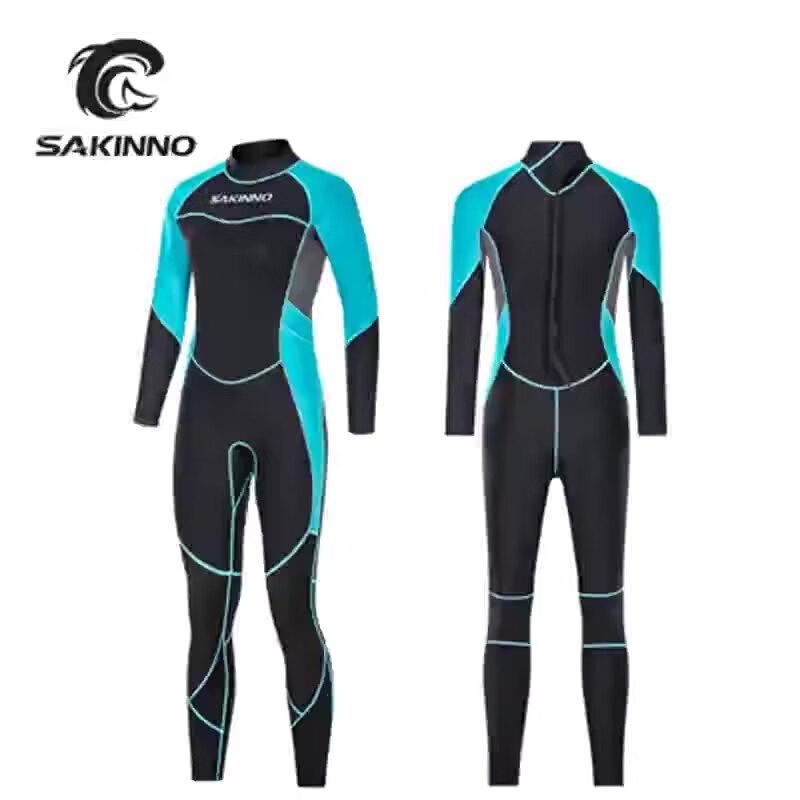 SAKINNO 3mm Full-Body Neoprene Wetsuit L