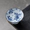 Chinese Blue and White Porcelain Fruit Plate Household Nut Biscuit Storage Plate Living Room Tabletop Sundries Storage Plate New