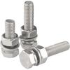 Lijiu Hong Hex Head Bolt, Nut, Flat & Spring Washer Set