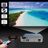 LED-Videoprojektor HD 720P, tragbar, HDMI-Option, Android, WLAN-Beamer, unterstützt 4K Full HD 1080p, Heimkino