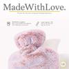 1.8L Large Hot Water Bottle with Soft Fluffy Cover for Adults & Kids, Winter Warmth Essential, Cozy Gift