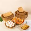 Disposable Paper Plates PE Coated Oil Proof Film Barbecue Plate Burger French Fries Grilled Skewers Hot Dogs Boat Shaped Tray Pack Tableware