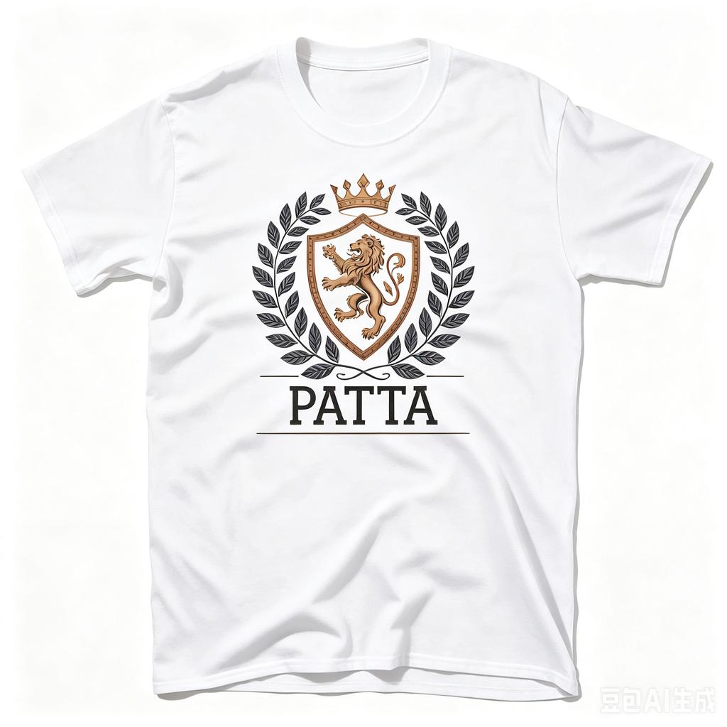 PATTA FANTASY COAT OF ARMS Tshirt Highend Brand Tshirt 2026 Summer New Unisex Unisex Oversized Cotton Tshirt Street Wear Y2K