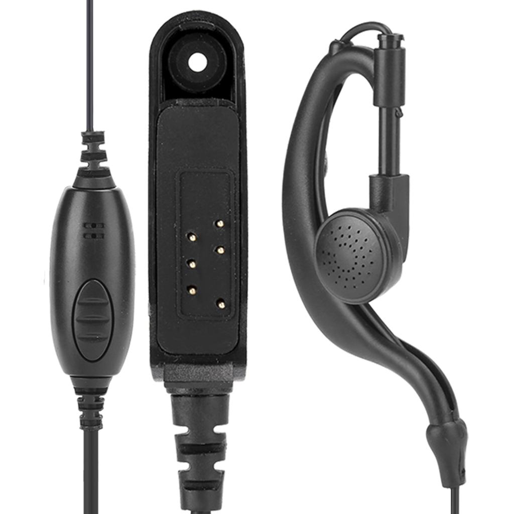Tragbares Headset Walkie Talkie PTT-Mikrofon Lautsprecher Kopfhörer für UV‑ 9R PLUS Mobilfunkgeräte