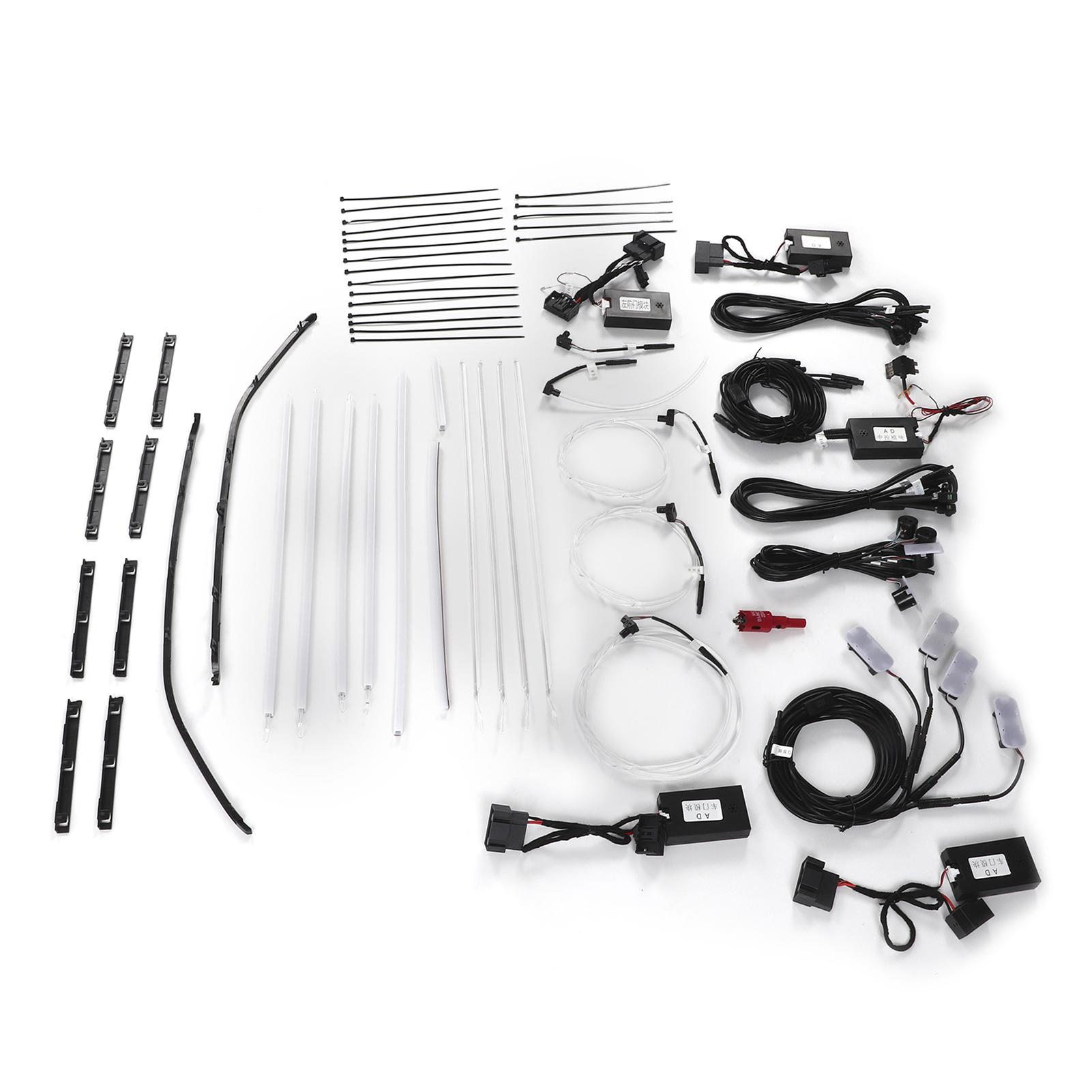 Улучшения интерьера 32-цветные светодиодные комплекты подсветки салона для контроллера MMI Замена для Q5 FY 2018–2021