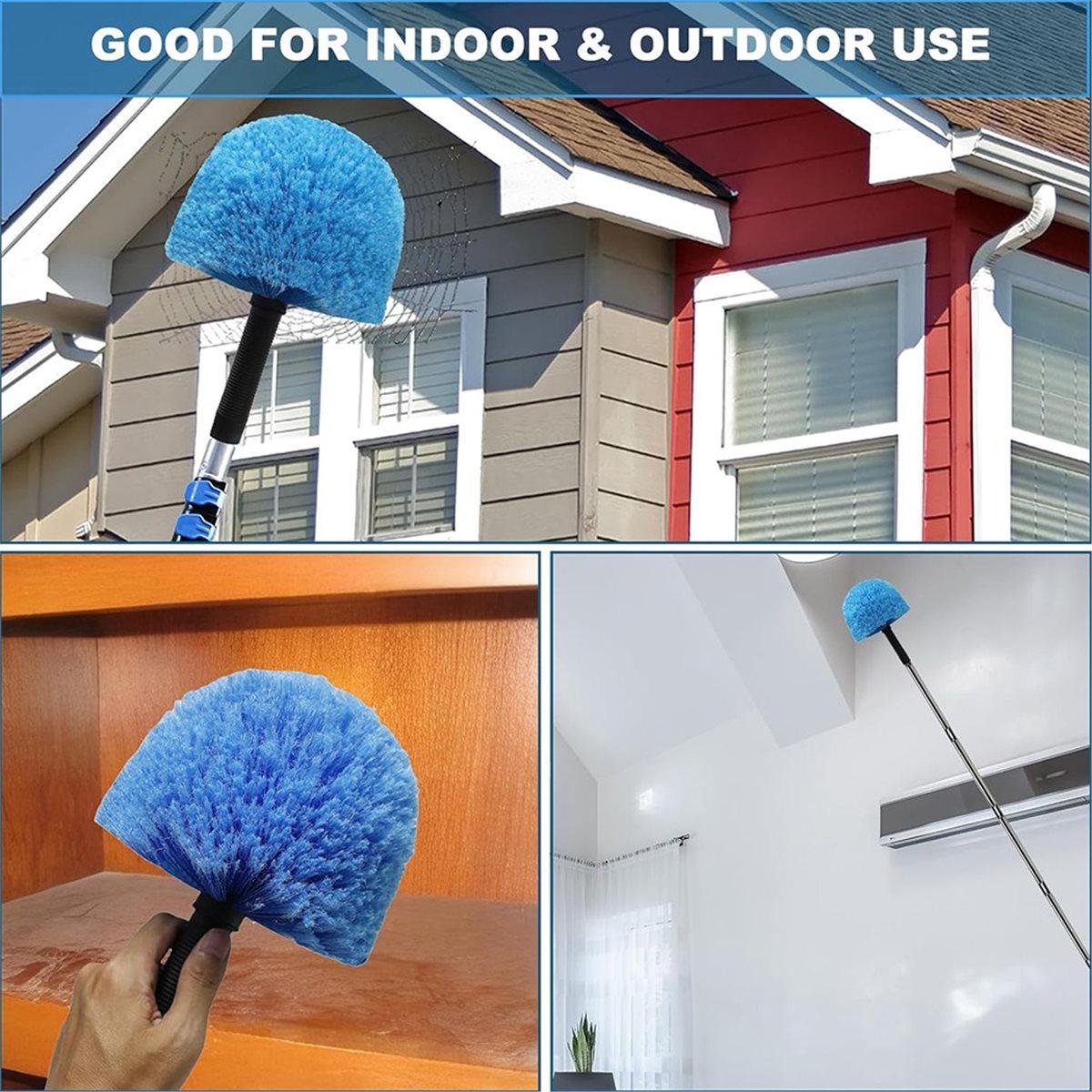 

4 Pack Cobweb Duster Head Brush-Twist-on Spider Web Brush for Outdoor Indoor Web Cleaning Cobweb Duster Brush Head Only China Mainland