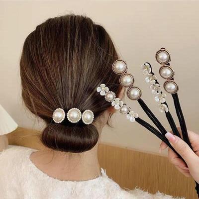 Women's 20s Mother-of-pearl Mixed Band Dango Hair Tie