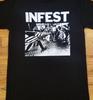 Infest Band Black  Short Sleeve All Sizes Unisex T-Shirt