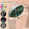 Ultra Thin Smartwatch  Women 1.32" AMOLED 466*466 Display Always Show Time BT Call Smart Watch Custom Dials Ladies Gift