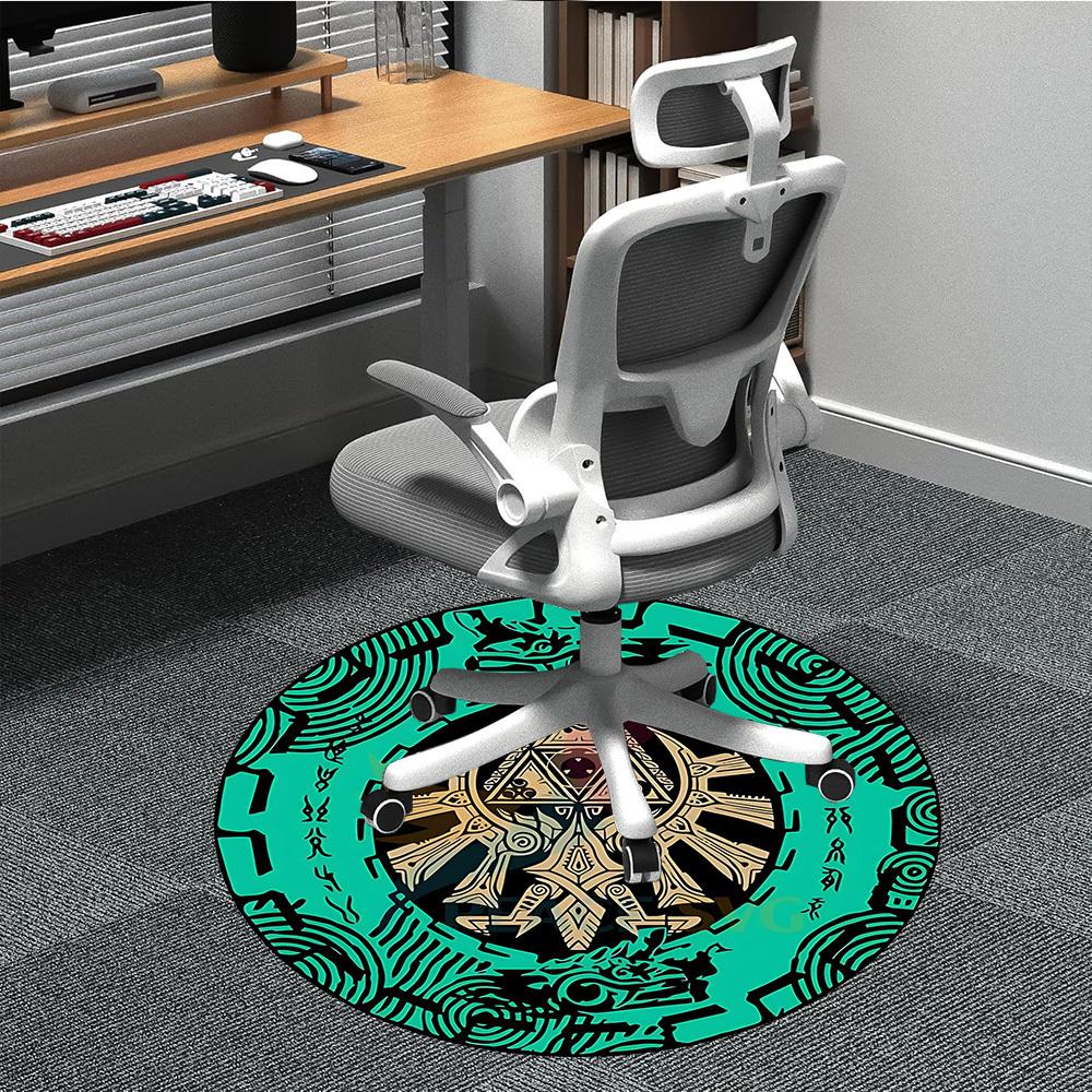 1pc Mystical DesignChair Carpet for Office, Non-slip, Soft and Durable Office Rug for Interior Decoration, Perfect for Office yy250925094 80cm by 80cm