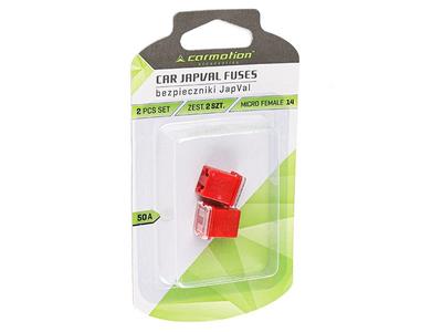 Fusibles JAPVAL MICRO FEMELLE 14, 50A 2 pcs.