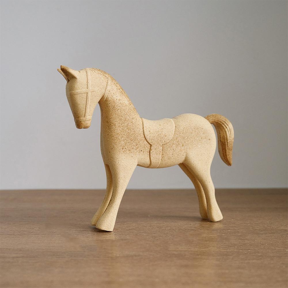 DIY Drawing Wooden Horse Handmade Blank Animal Figurine Painting Horse Figure Festive Event