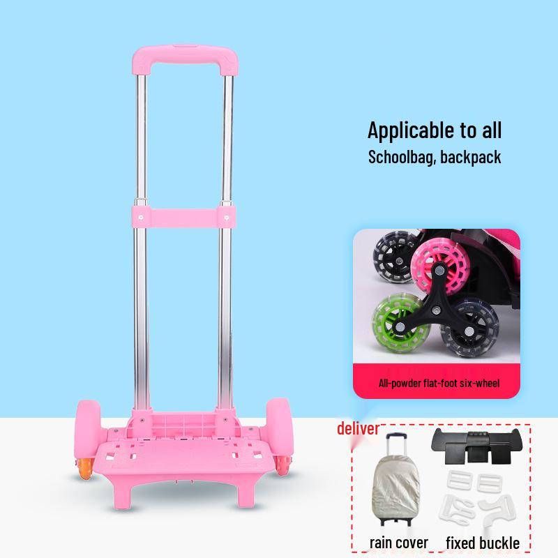 Folding Backpack Cart with Flashing Wheels for Kids – 3 or 6 Wheel Options