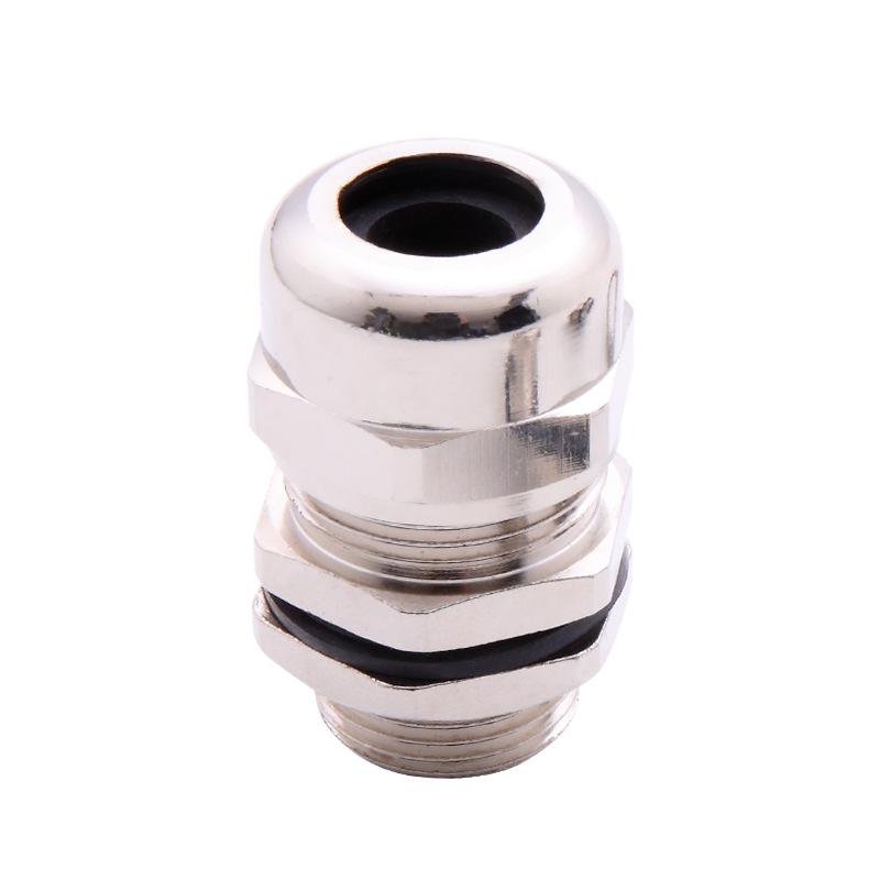 Brass Nickel-Plated Type A Waterproof Cable Connector M8-M63 Large Size Metal Gland