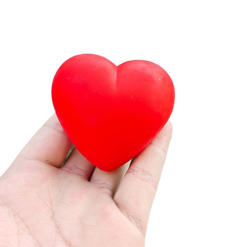 New Stress Relief Toys Red Love Heart Pinch Music Adult Vent Ball Heart-shaped Children's Squeeze Toy Offi Decompression Toys