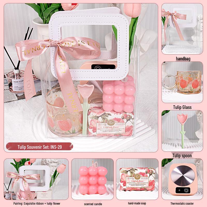 Huazao Baijia Tulip Glass Gift Set INS-29