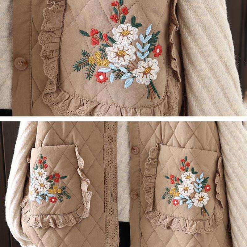 Vest for Women Autumn Winter Down Oversize Thickened Casual V-neck Sleeveless Tops Coat Lace Vest