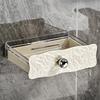 Luxury Electroplated Soap Dish with Drainage - Punch-Free Wall-Mounted Holder