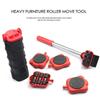 Heavy Duty Furniture Lifter with 4 Sliders for Safe Moving Appliance Roller Suitable for Sofas Couches Refrigerators