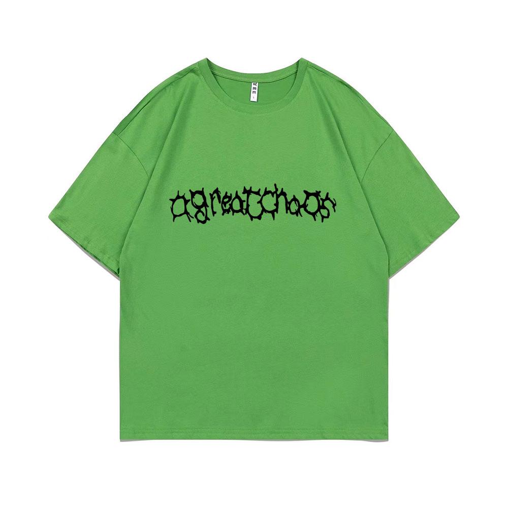 Playboi Carti Brand Rapper Ken Carson A Great Chaos Print Tshirt Unisex Women Fashion Hip Hop T Shirts Unisex Pure Cotton Tshirt