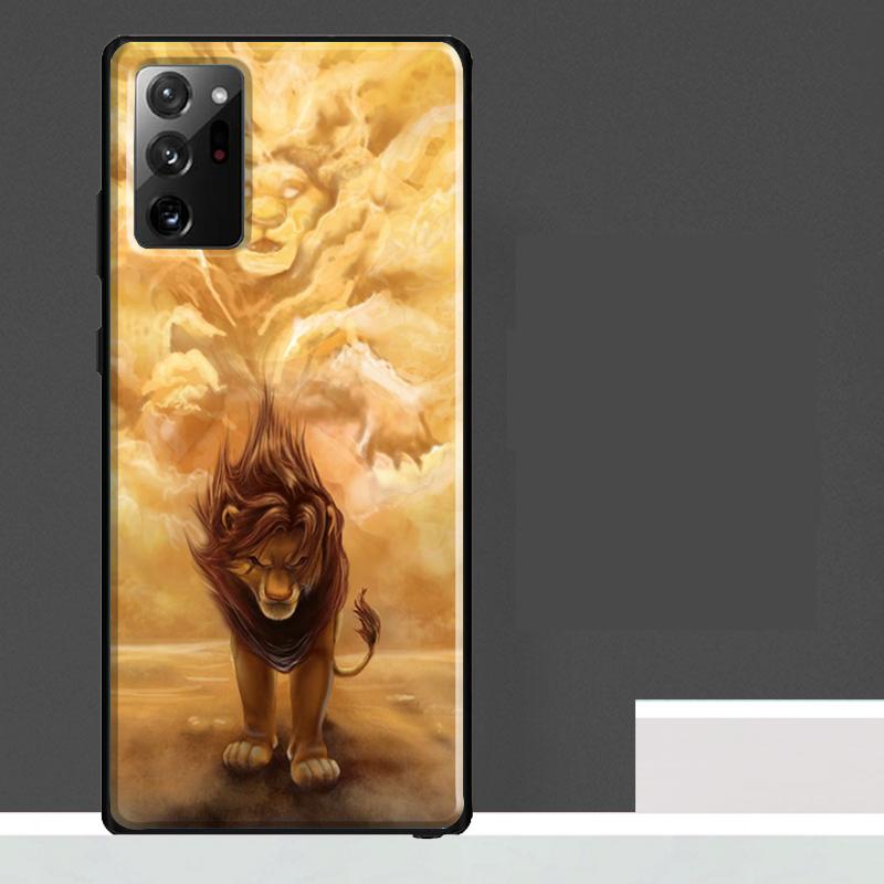 Lion Animal Case For Samsung Galaxy S25 S24 S23 Ultra S9 S10 S20 S21 S22 Plus S23 FE S25 FE Phone Cover