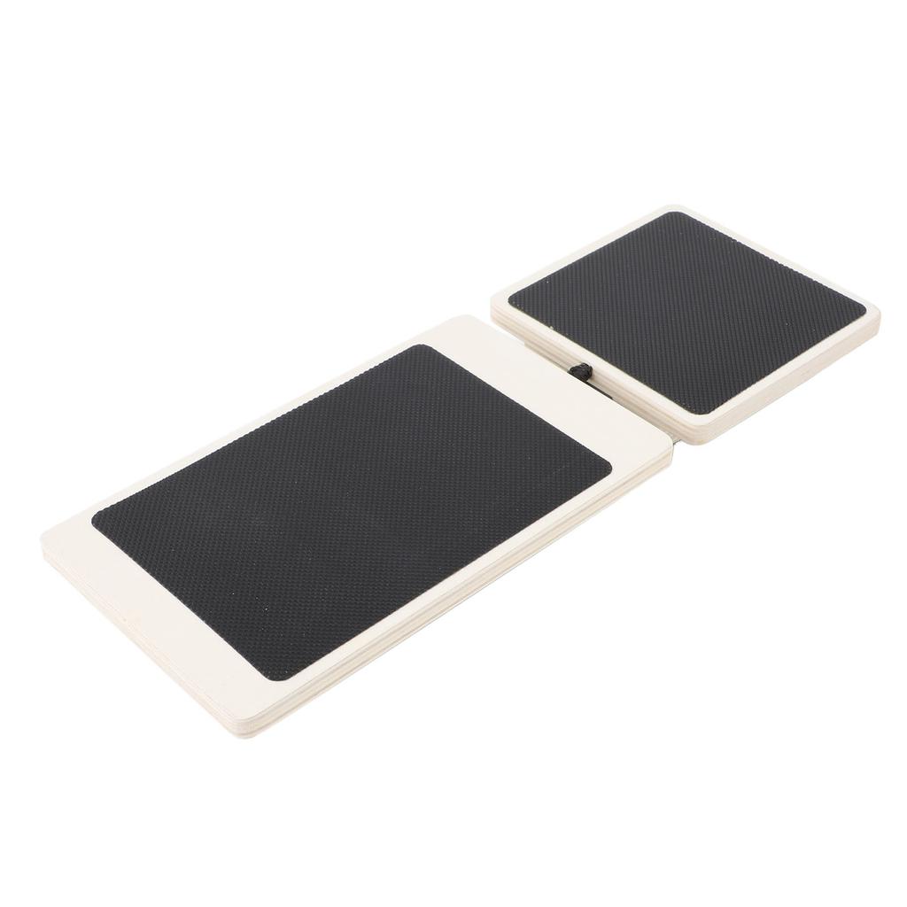 Single Leg Balance Board Foot Strengthener Exerciser Wooden Balance Board for Home Gym