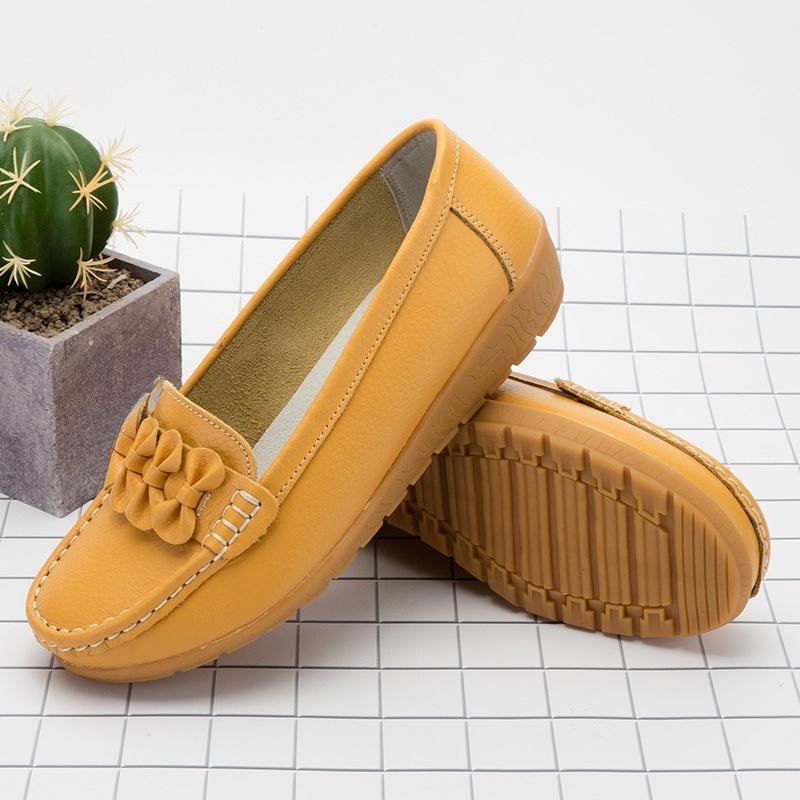 Spring and Autumn New Style Nurse Shoes - Casual Flat Heel Women's Shoes - Hollowed-Out Single Shoes