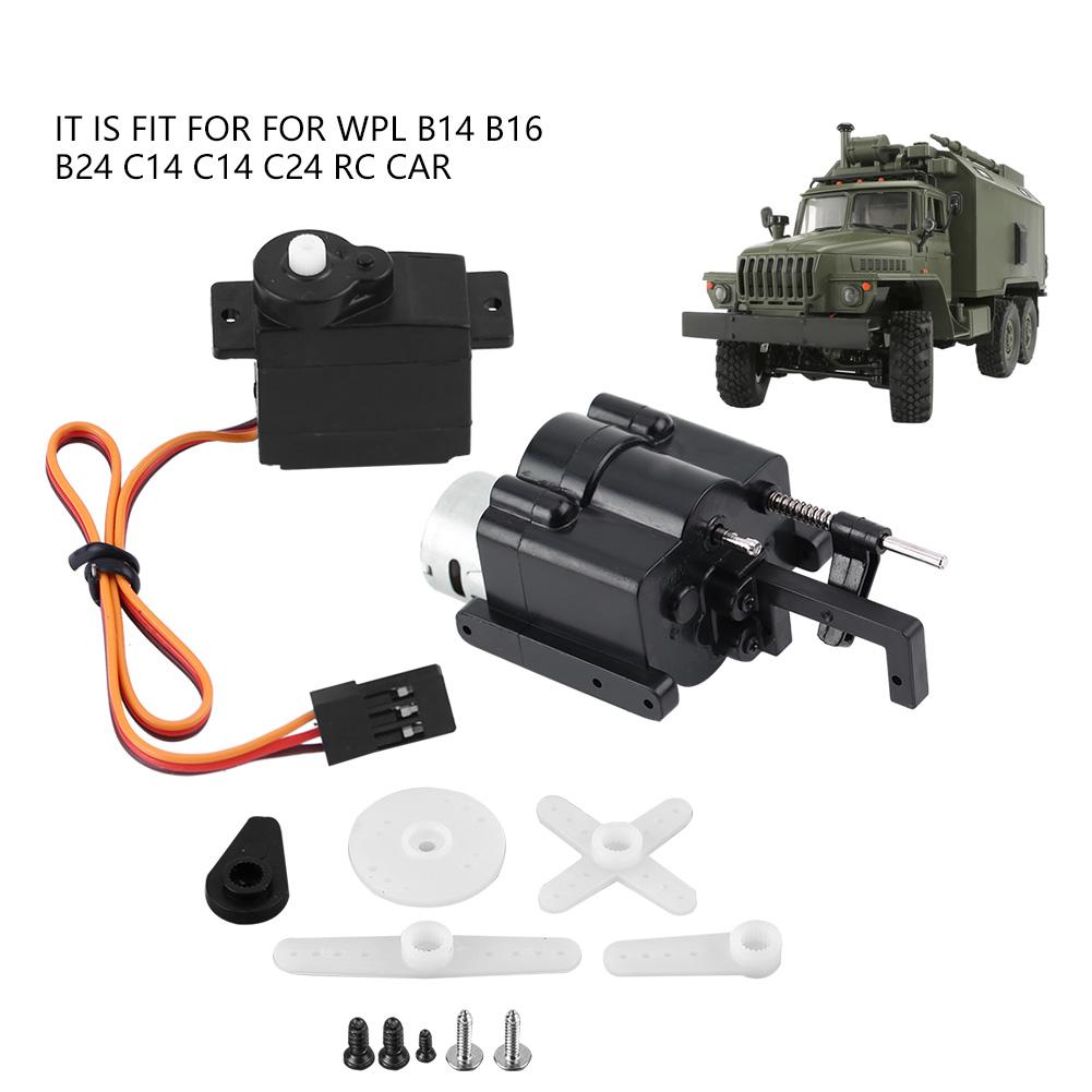 Metal 2 Speed Upgrade Accessory, with   Servo Parts for WPL B14 B16 B24 C14 C24 RC Car