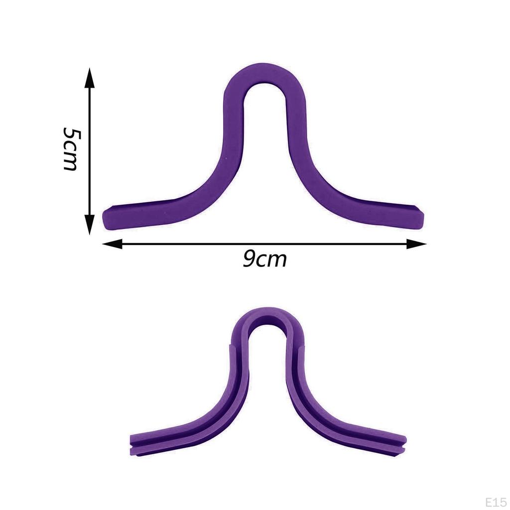 2pcs Anti Fog Silicone Nose Bridge Seal for