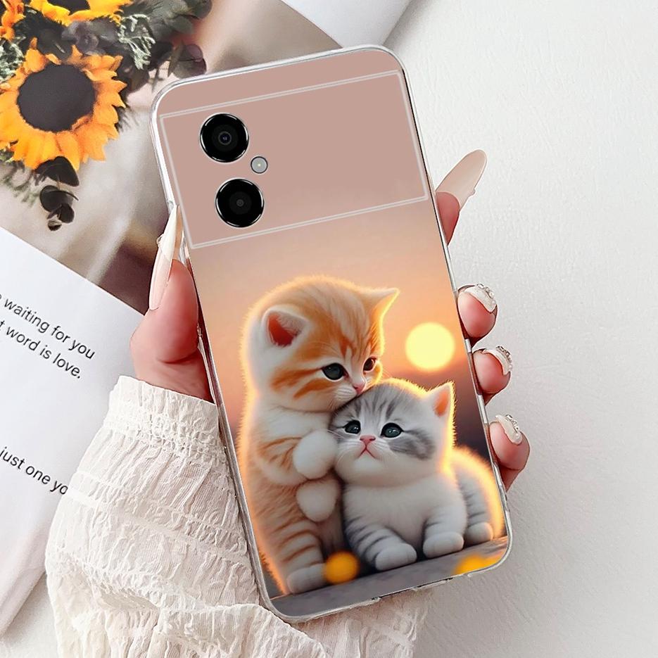 For Xiaomi Poco M4 5G Case New Luxury Painted Cover Liqiud Silicone Phone Case For Xiaomi Poco M4 Pro 4G PocoM4 Pro 5G Soft Bags