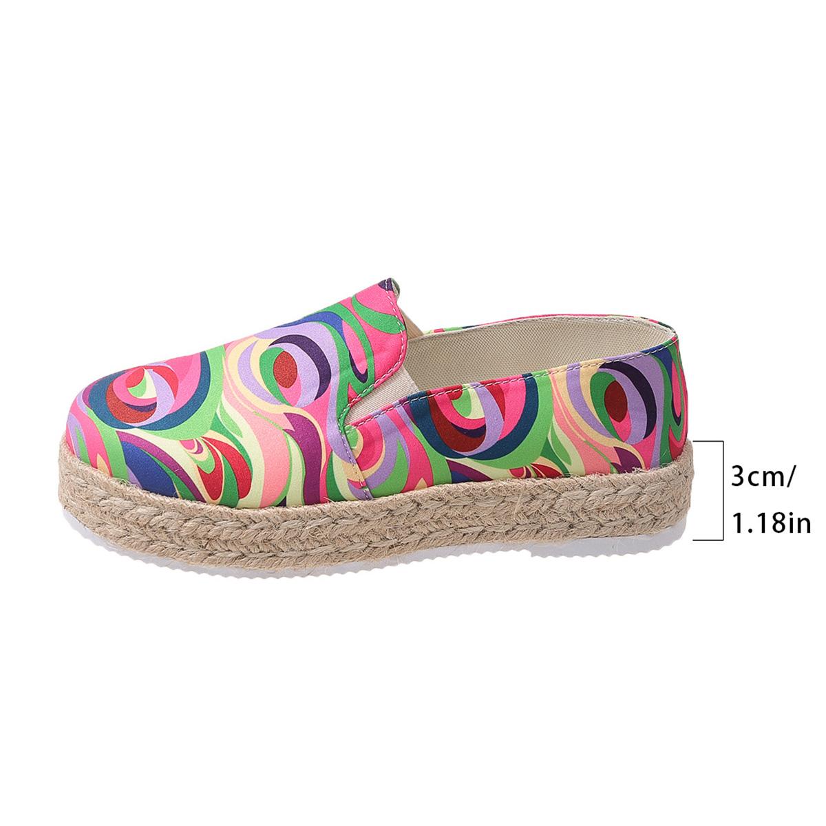 

Летние женские мокасины на плоской подошве 2024 года, новый стиль в сочетании с красочными художественными модными повседневными легкими женскими туфлями на плоской подошве для активного отдыха 40