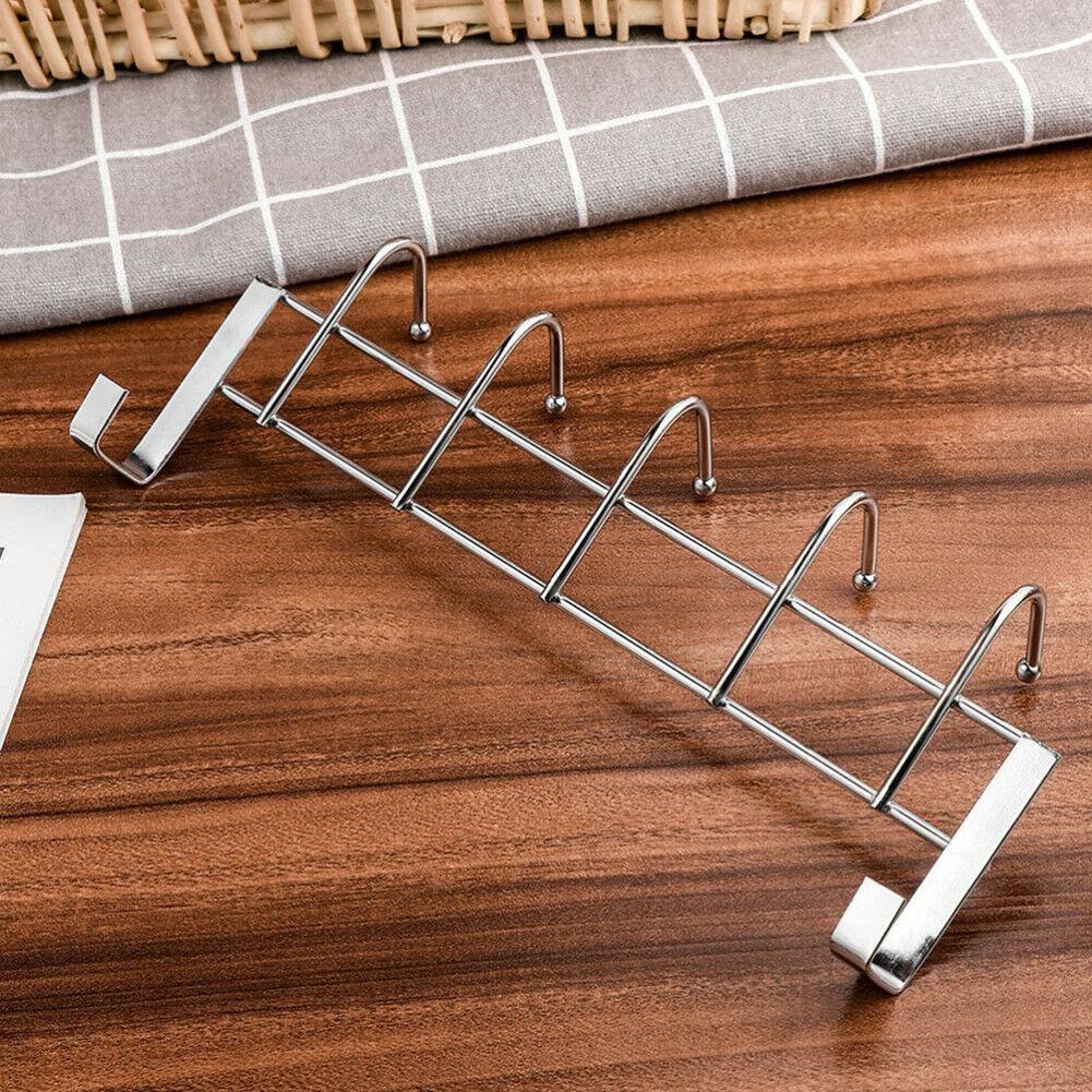 Bathroom Garage Door Hooks Clothes Hanger Over Door Silver