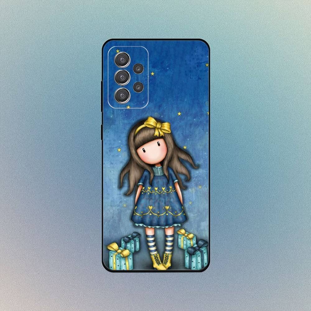 Cute S-Santoro G-Gorjuss Phone Case For Samsung Galaxy S25,S24,S21,S22,S23,S30,With Bracket Cover