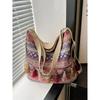 Vintage Damentasche mit Quaste, ethnisch, handgewebt, Umhängetasche für Damen, Hippie-Sling-Schultertaschen für Damenhandtasche