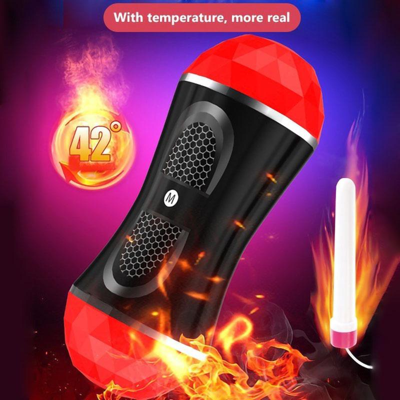 Double Head Sex Toys For Men Adult 18 Male Silicone Vaginal Masturbator Mouth 2 In 1 Pussy Vagina for Man Sex Toys